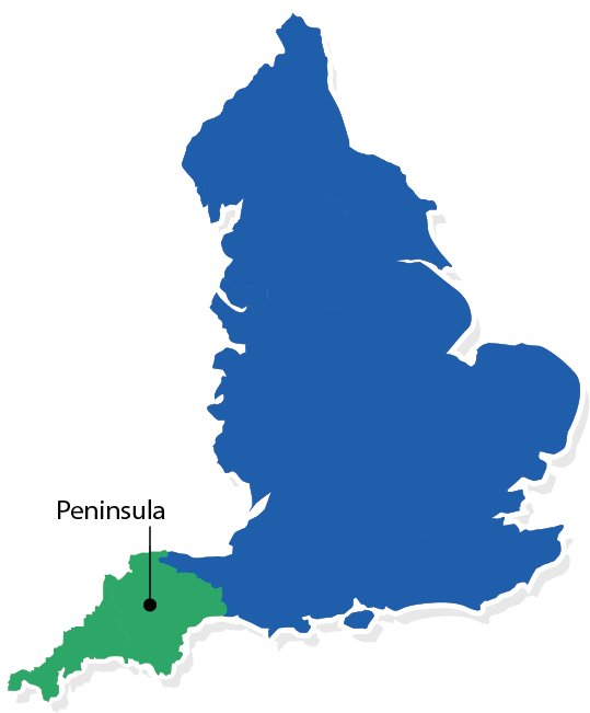 NHS Peninsula Map